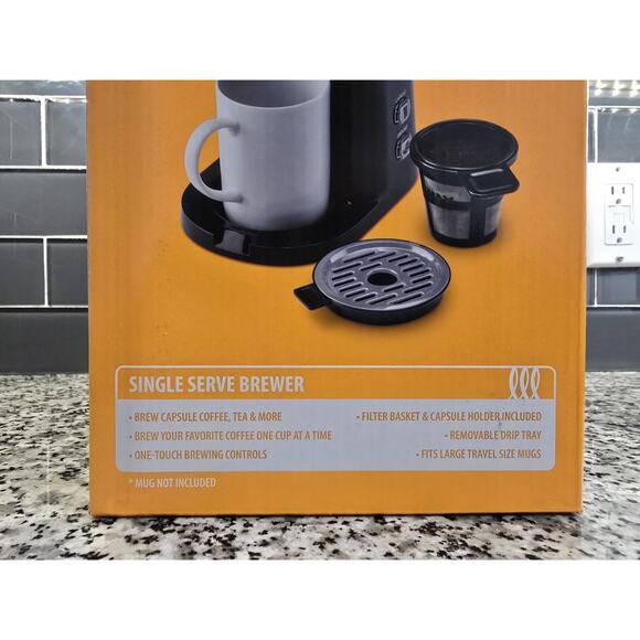 Toastmaster TM-118CM | Single-Serve Coffee Maker | Brew Pods & Grounds |Open Box - Picture 4 of 8